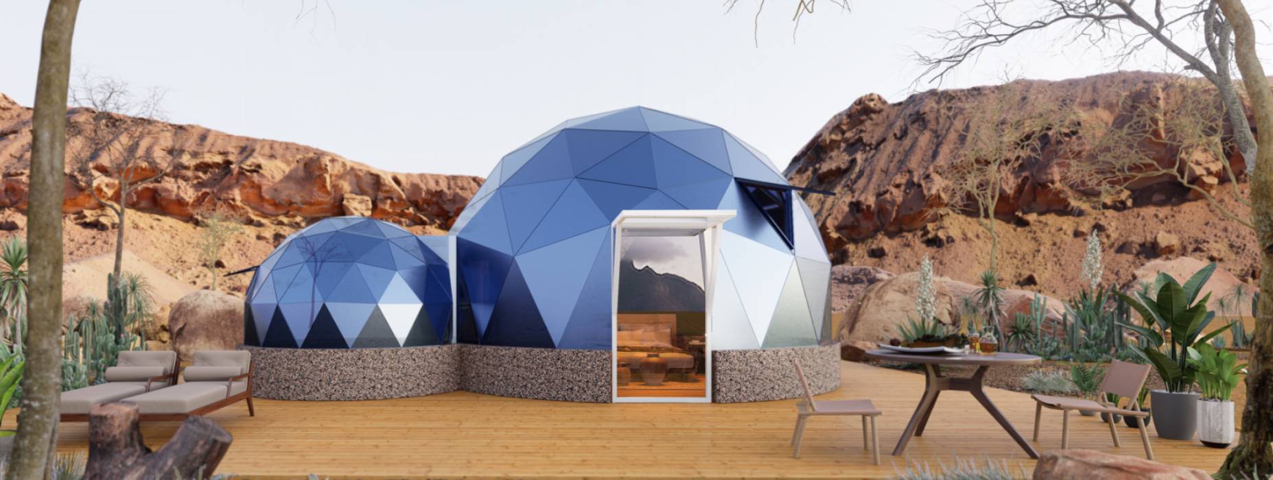 建德市球形智能光伏玻璃星空房